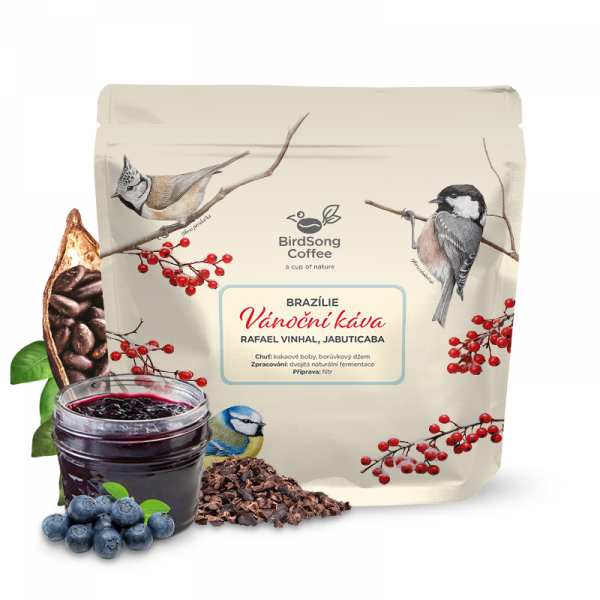 Specialty coffee BirdSong Coffee Brazil RAFAEL VINHAL JABUTICABA JAM - Christmas coffee