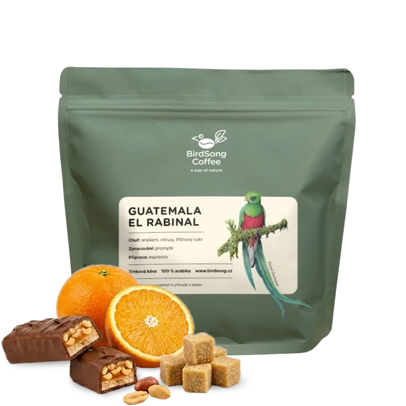 Specialty coffee BirdSong Coffee Guatemala EL RABINAL - espresso