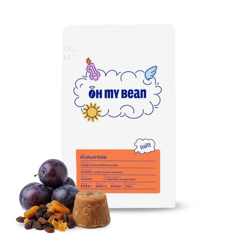 Specialty coffee Oh My Bean Roastery Colombia DIEGO BERMUDEZ - Birthday Edition