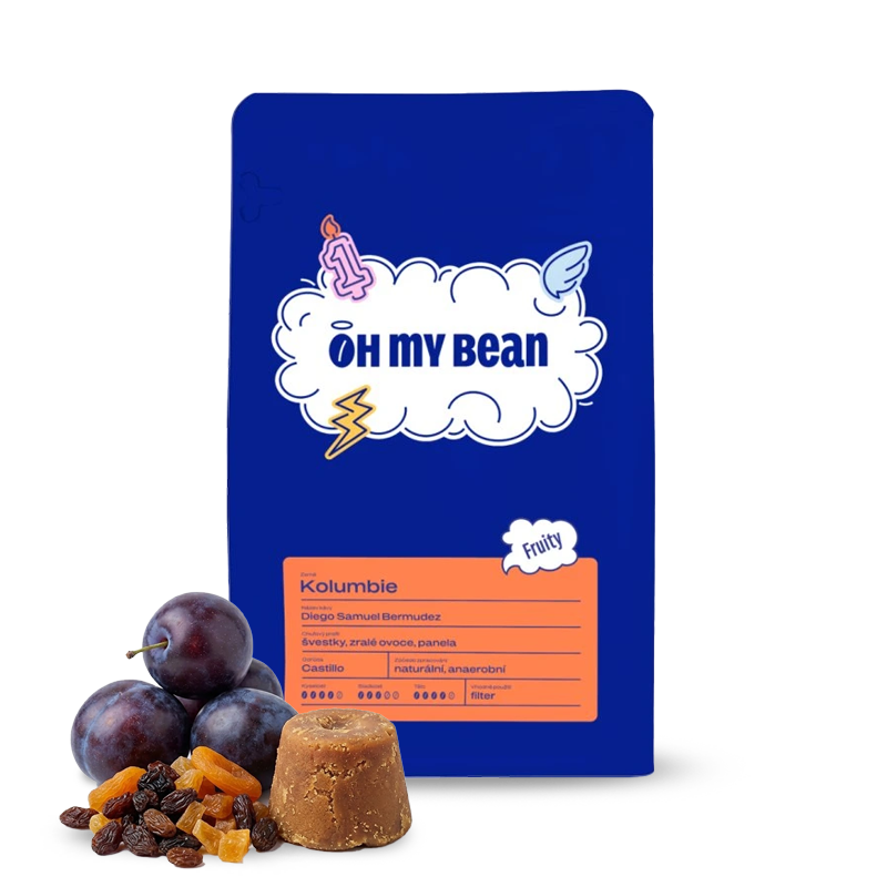 Specialty coffee Oh My Bean Roastery Colombia DIEGO BERMUDEZ - Birthday Espresso