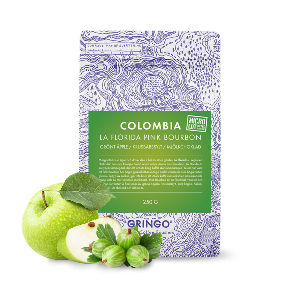 Specialty coffee Gringo Nordic Colombia LA FLORIDA - pink bourbon