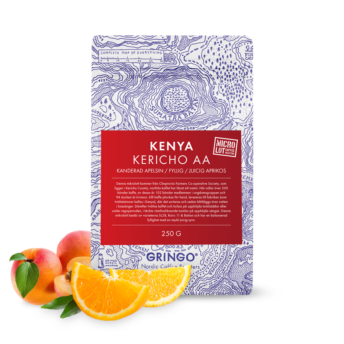 Specialty coffee Gringo Nordic Kenya KERICHO AA