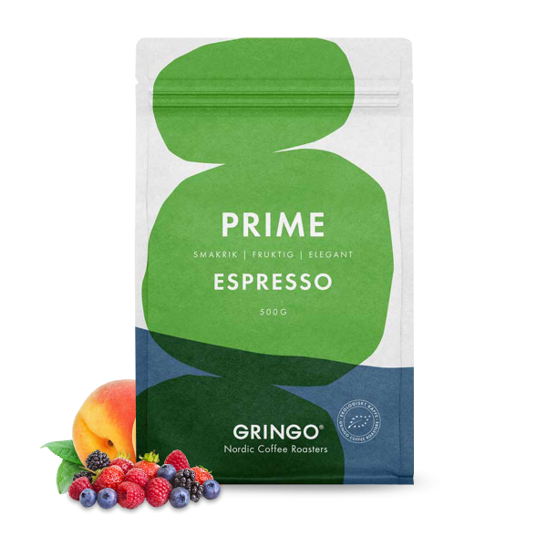 Specialty coffee Gringo Nordic PRIME ESPRESSO blend - ORGANIC
