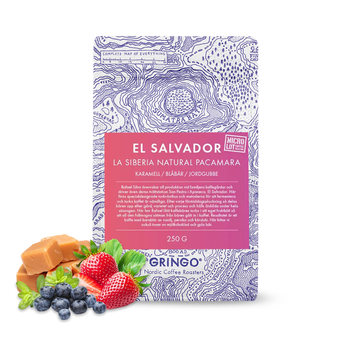 Specialty coffee Gringo Nordic El Salvador LA SIBERIA PACAMARA - natural