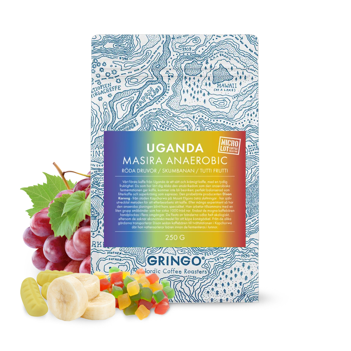 Specialty coffee Gringo Nordic Uganda MASIRA ANAEROBIC - 5000g