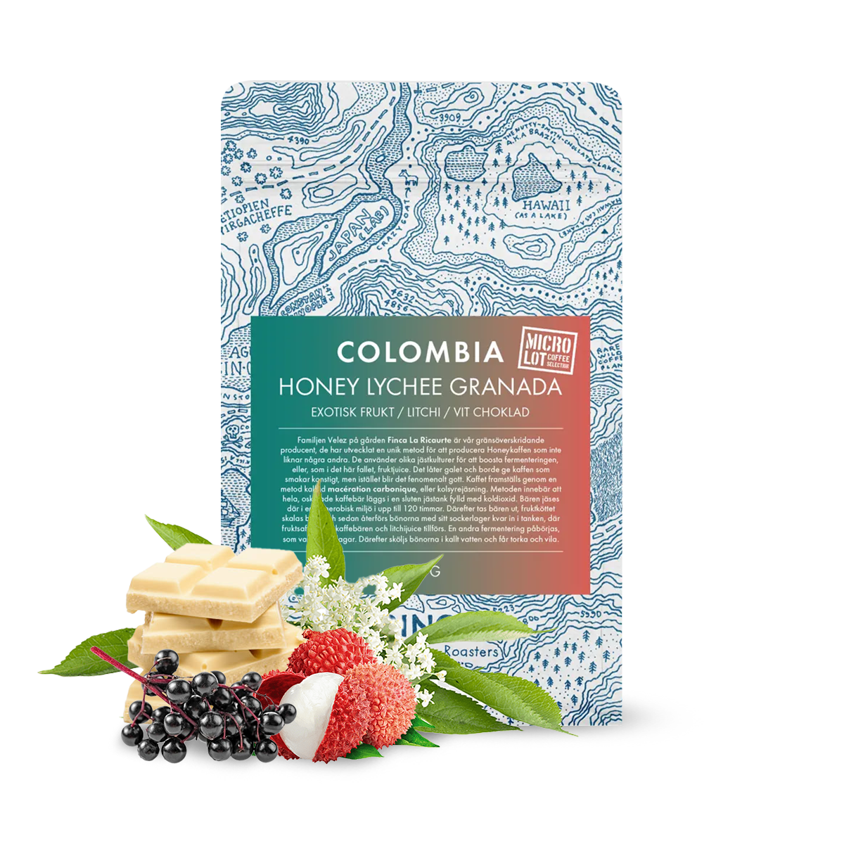 Specialty coffee Gringo Nordic Colombia HONEY LYCHEE GRANADA