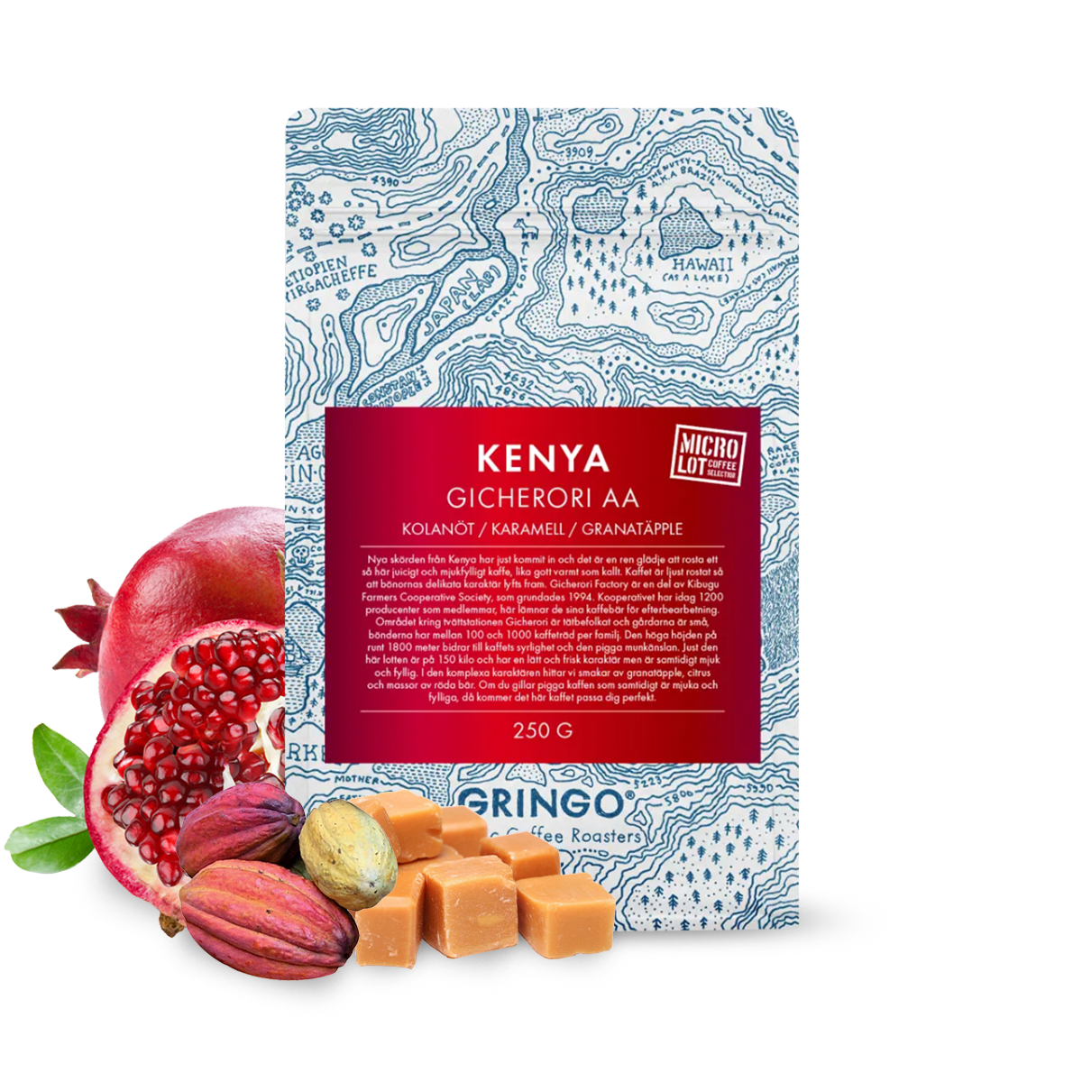 Specialty coffee Gringo Nordic Kenya GICHERORI AA