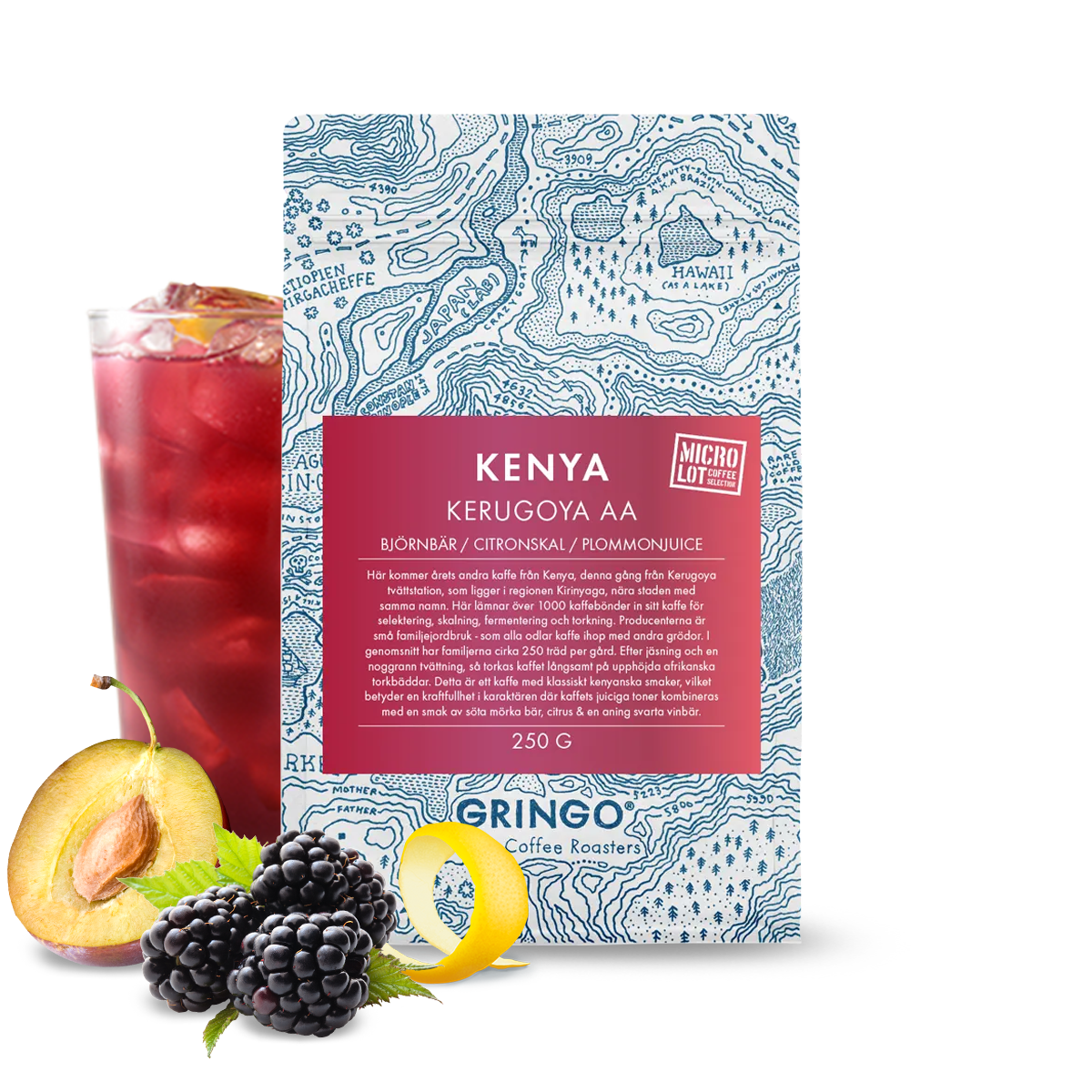 Specialty coffee Gringo Nordic Kenya KERUGOYA AA