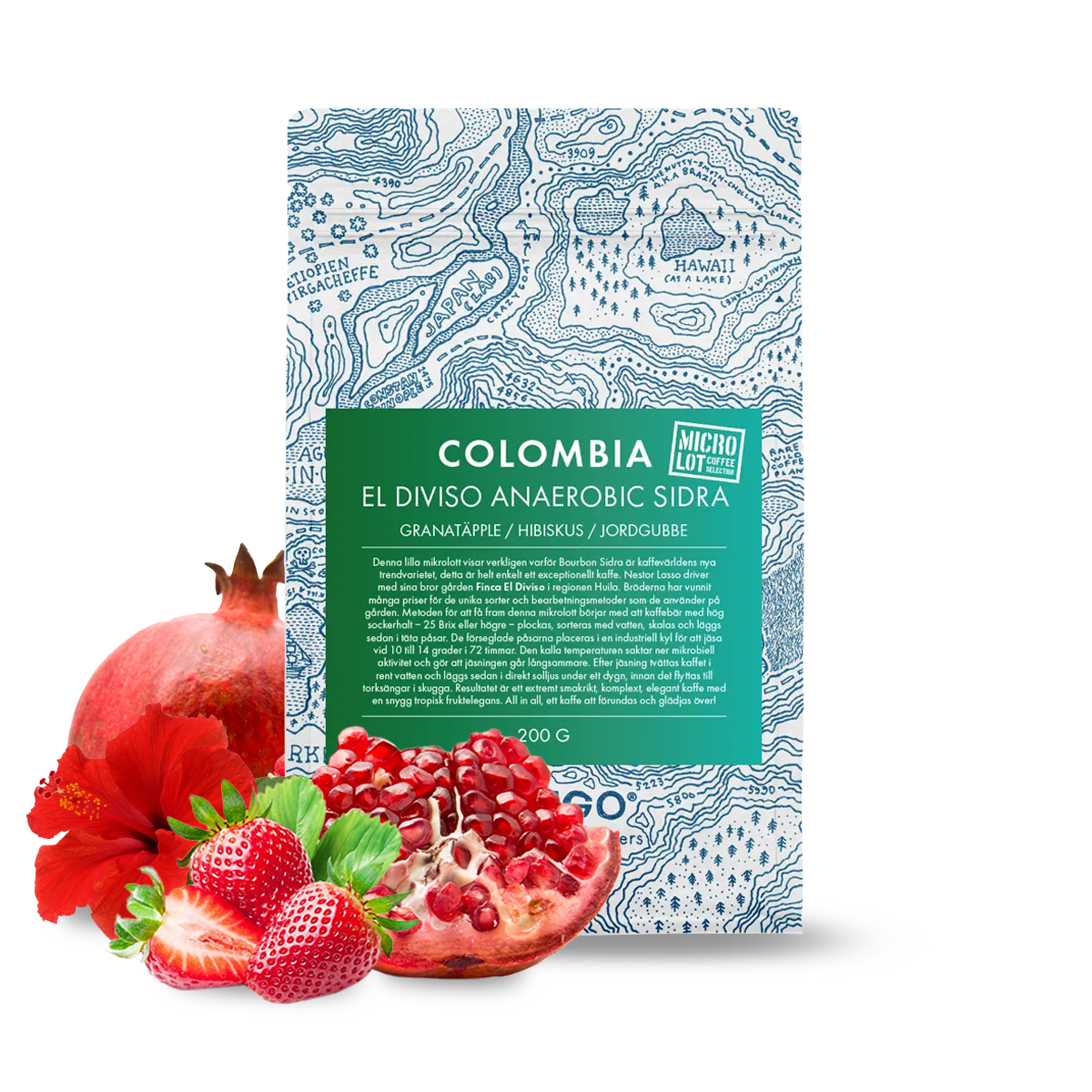 Specialty coffee Gringo Nordic Colombia EL DIVISO - anaerobic sidra