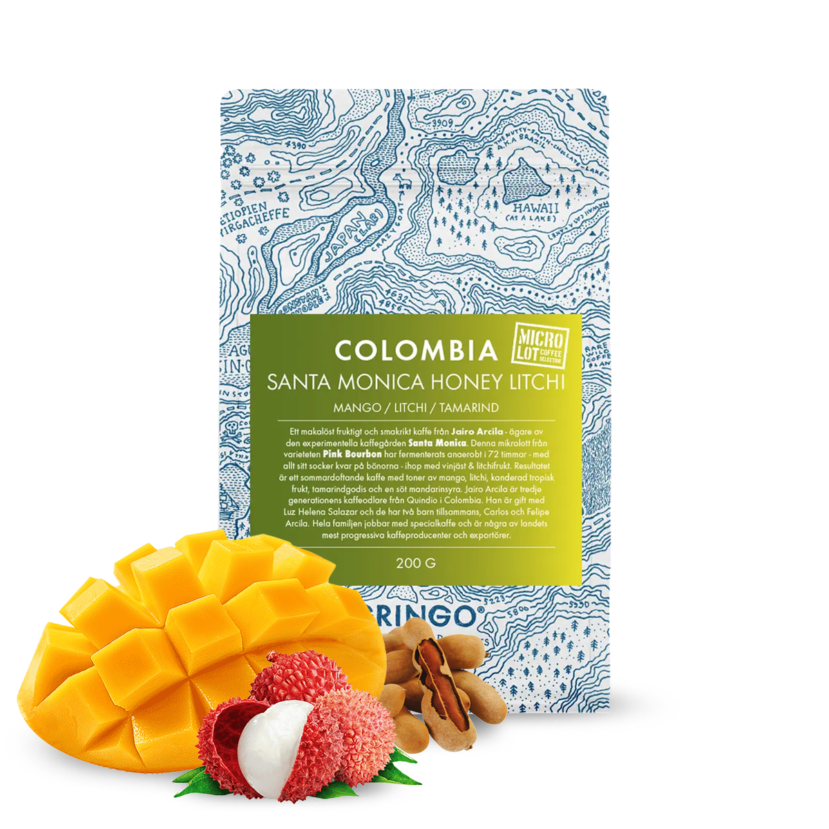 Specialty coffee Gringo Nordic Colombia SANTA MONICA HONEY LITCHI
