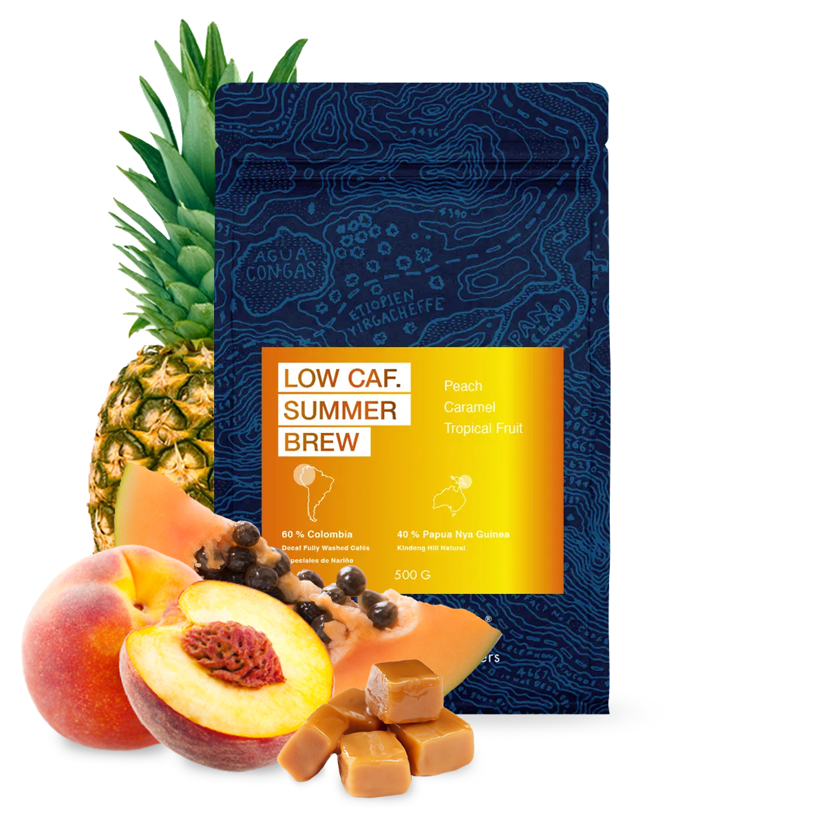 Specialty coffee Gringo Nordic LOW CAF SUMMER BREW blend - 500g