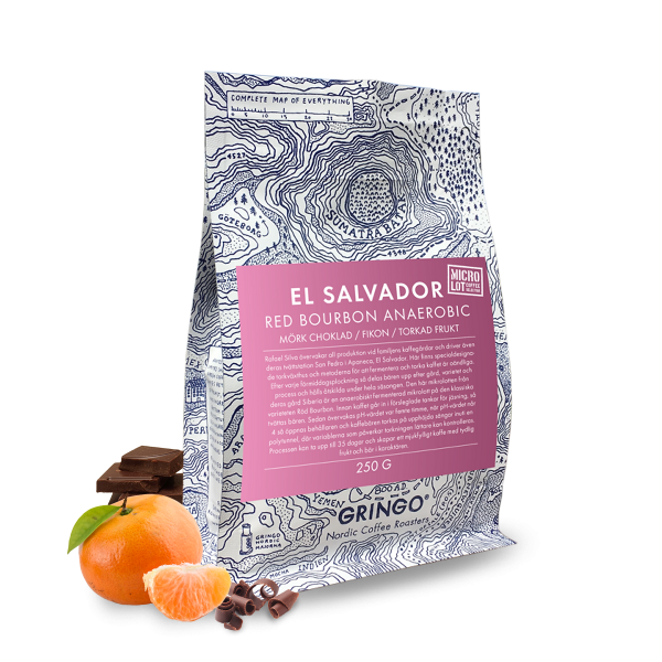 Specialty coffee Gringo Nordic El Salvador RED BOURBON - anaerobic