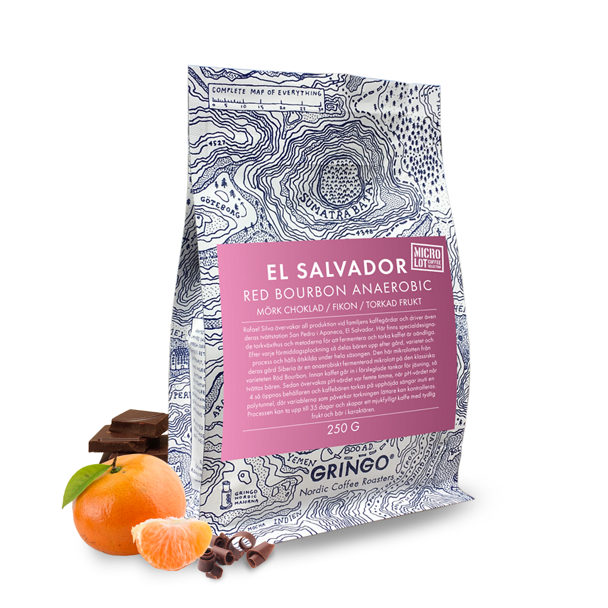 Specialty coffee Gringo Nordic El Salvador RED BOURBON - anaerobic