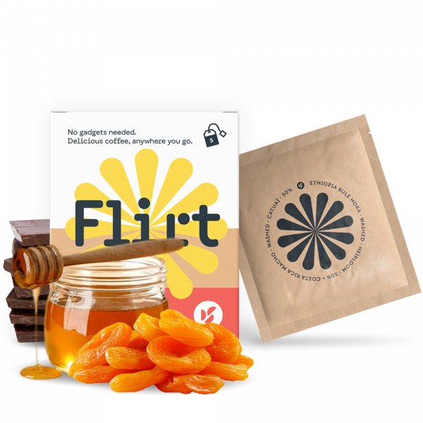 Specialty coffee Doubleshot FLIRT Blend - bags 5pcs/pack