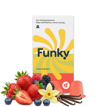 Funky capsules for Nespresso coffee machines - 10 pcs /box - Doubleshot