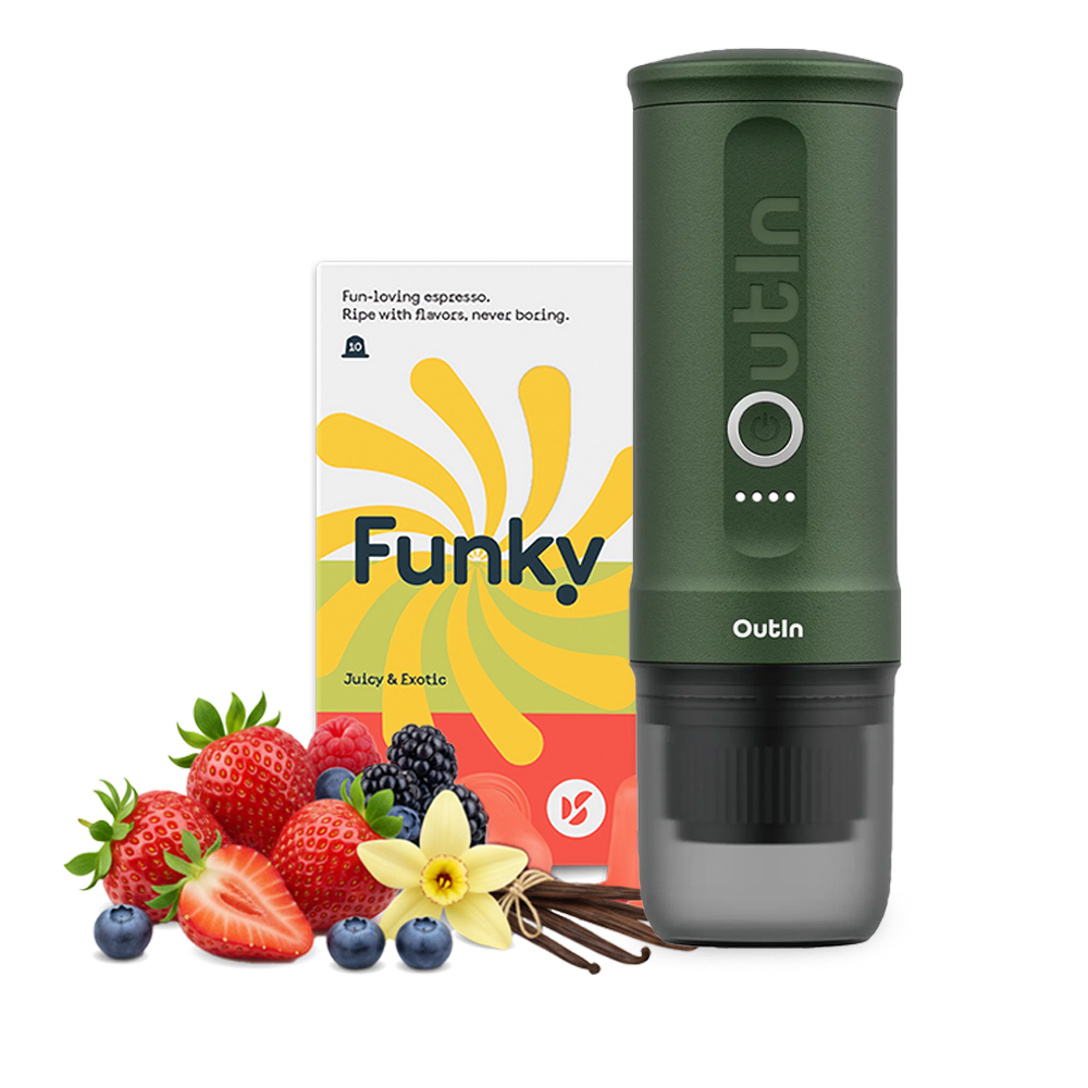 Doubleshot Funky x Outin capsule set - Forest Green