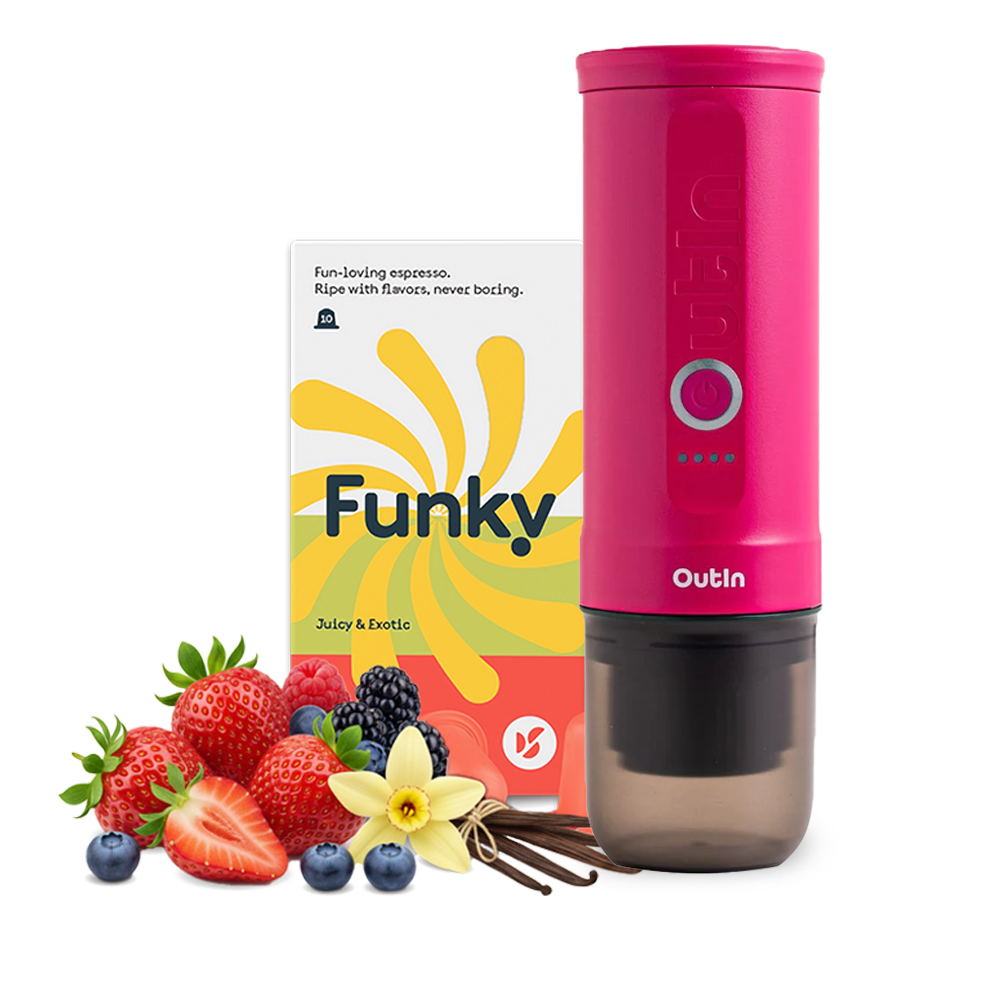 Doubleshot Funky x Outin capsule set - Fuschia Pink
