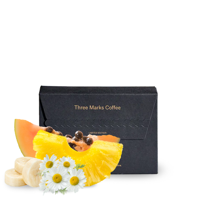 Specialty coffee Three Marks Coffee Peru MANUEL ELERA GEISHA - 125g
