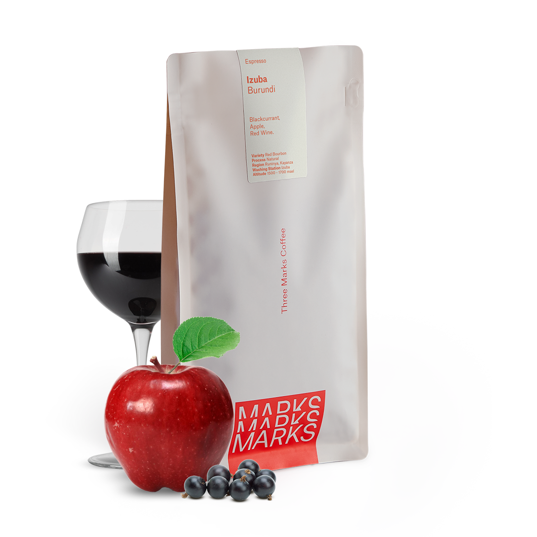 Specialty coffee Three Marks Coffee Burundi IZUBA