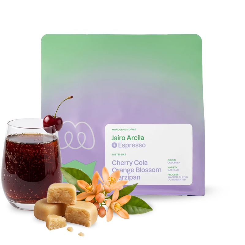 Specialty coffee Monogram coffee Colombia JAIRO ARCILA CHERRY – espresso