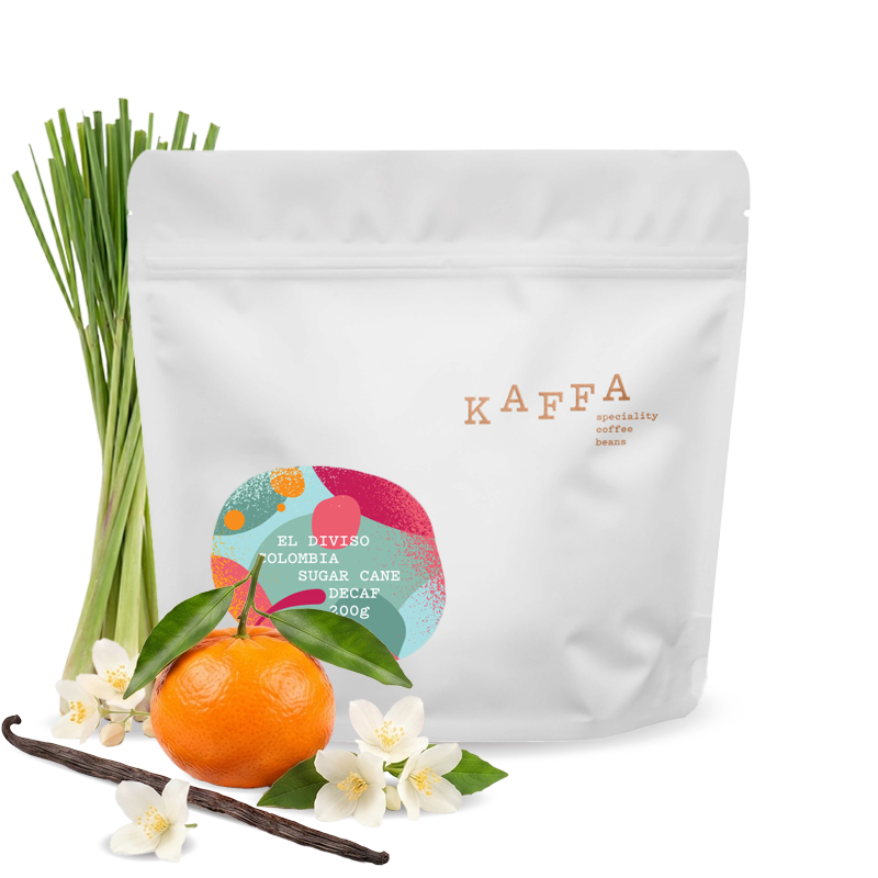 Specialty coffee Kaffa Colombia FINCA EL DIVISO DECAF - decaffeinated