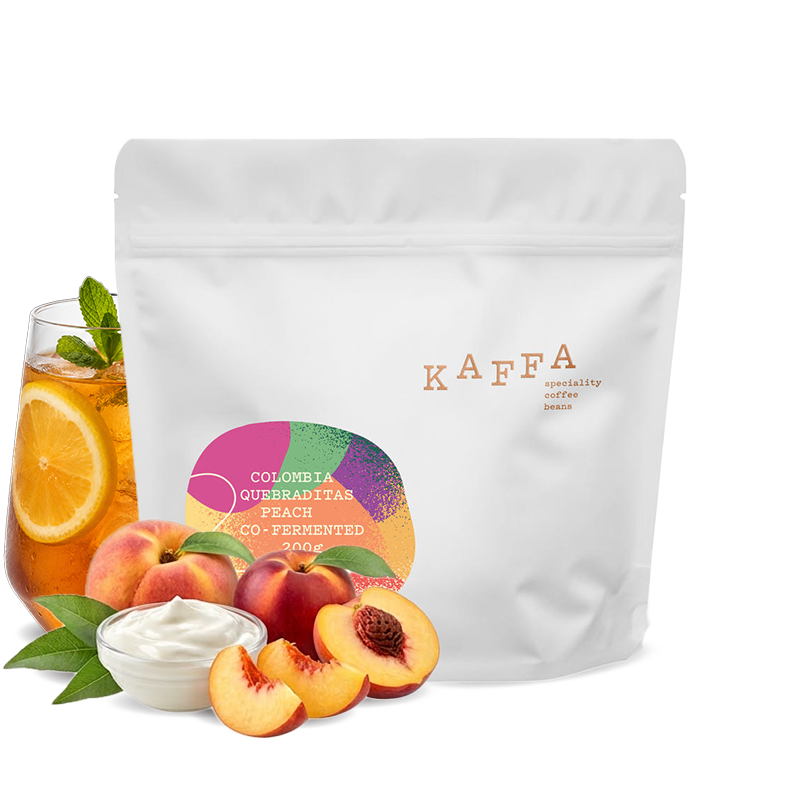 Specialty coffee Kaffa Colombia QUEBRADITAS PEACH - 200 g