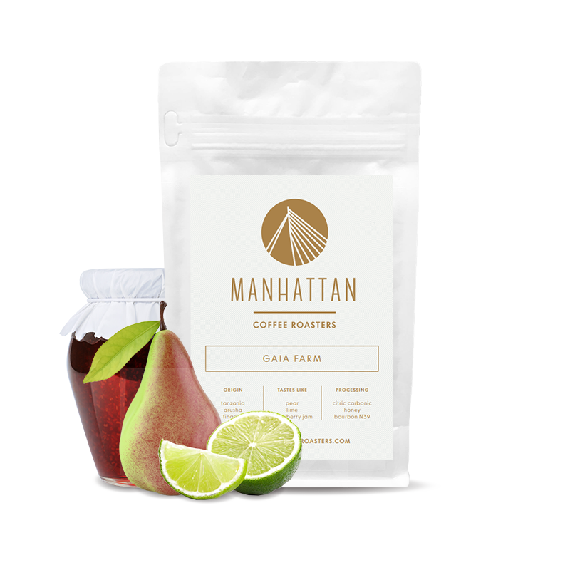 Specialty coffee Manhattan Coffee Roasters Tanzania GAIA FARM - winner of Cup of Excellence lot # 1