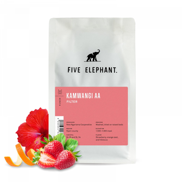 Specialty coffee Five Elephant Kenya KAMWANGI AA