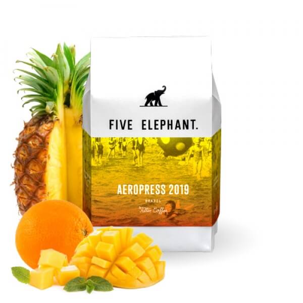 Specialty coffee Five Elephant Brazílie AEROPRESS 2019