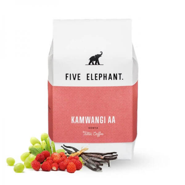 Specialty coffee Five Elephant Kenya KAMWANGI AA - 2019