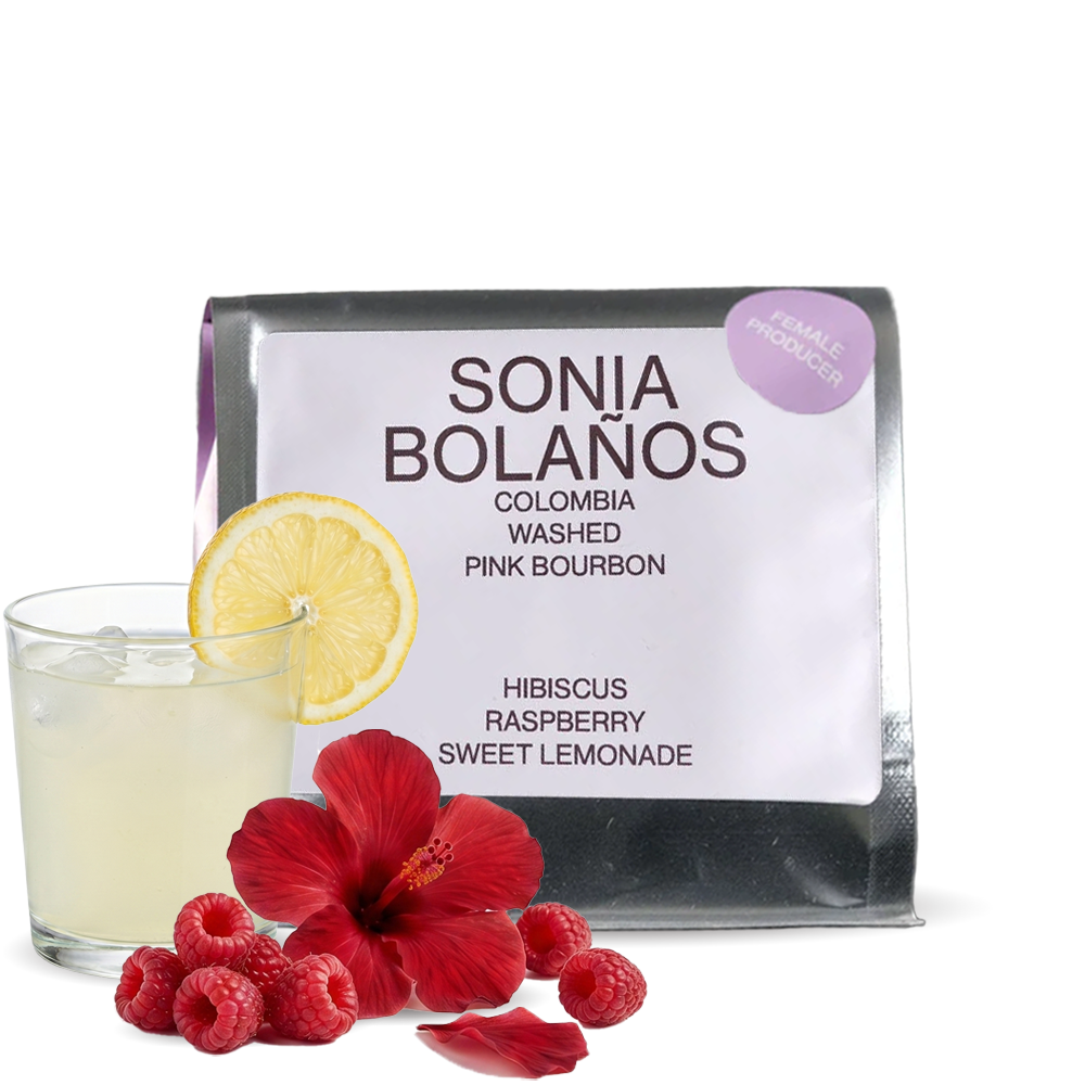 Specialty coffee Von&Vonnie Colombia SONIA BOLAÑOS - Pink Bourbon