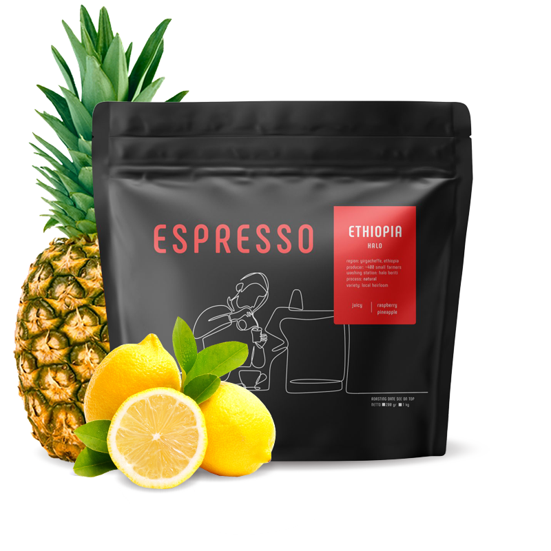 Specialty coffee Sweet Beans Coffee Ethiopia HALO - espresso