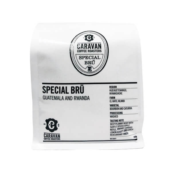 Specialty coffee Caravan Coffee Roasters Guatemala Rwanda SPECIAL BRU