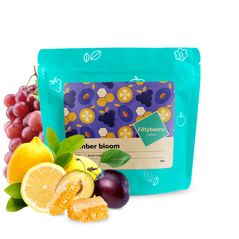 Specialty coffee Fiftybeans Yemen AMBER BLOOM - 150g