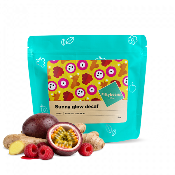 Specialty coffee Fiftybeans Colombia SUNNY GLOW DECAF - decaffeinated