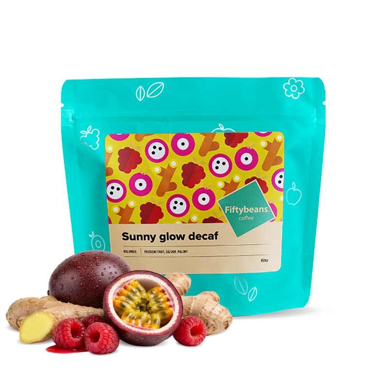 Specialty coffee Fiftybeans Colombia SUNNY GLOW DECAF - decaffeinated