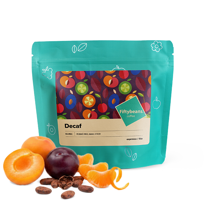 Specialty coffee Fiftybeans Colombia EL PLACER DECAF - decaffeinated