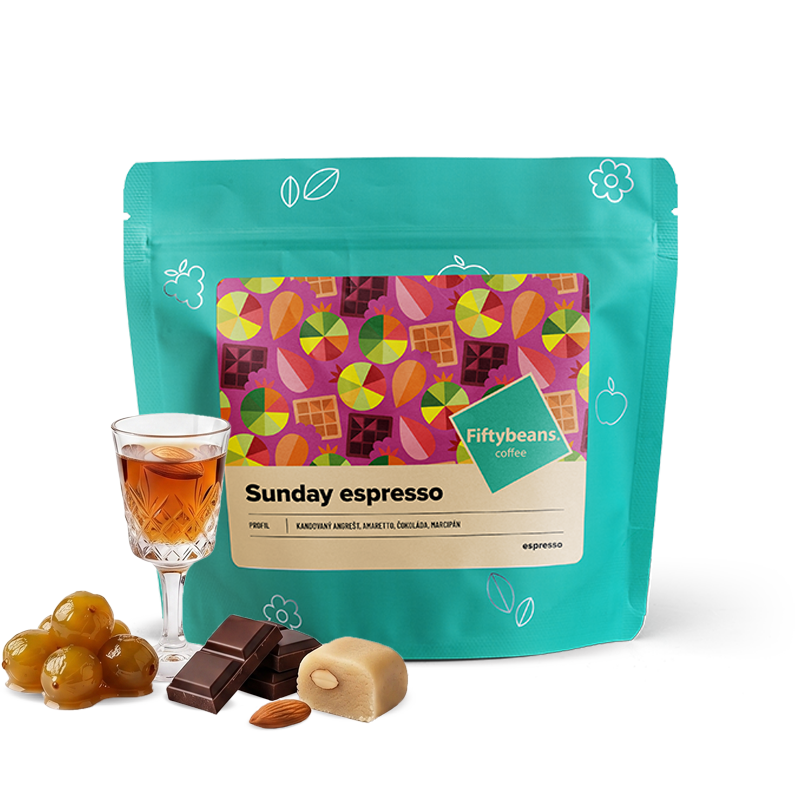 Specialty coffee Fiftybeans SUNDAY ESPRESSO blend