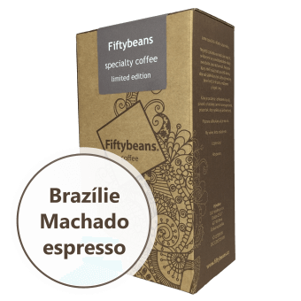 Specialty coffee Fiftybeans Brazílie Machado espresso
