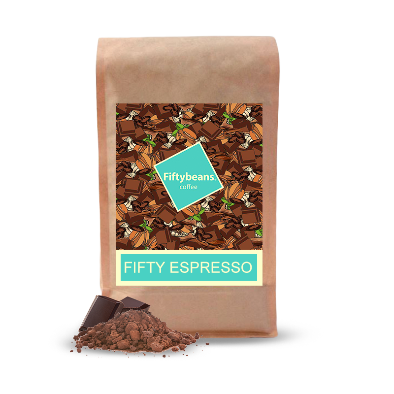 Specialty coffee Fiftybeans FIFTY ESPRESSO blend - 1000g