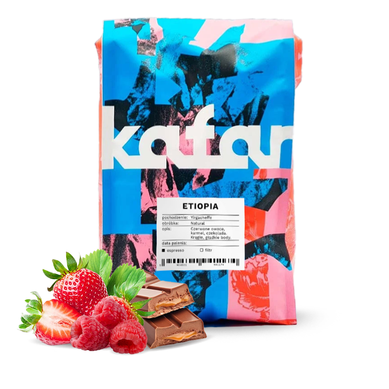 Specialty coffee Kafar Palarnia kawy Etiopie YIRGACHEFFE - 1000g