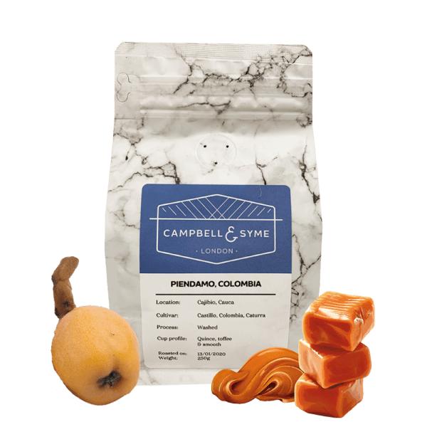 Specialty coffee Campbell and Syme Kolumbie PIENDAMO  
