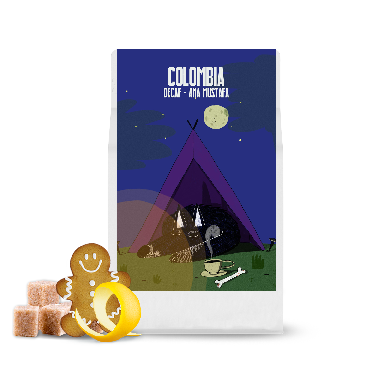 Specialty coffee Jokes Aside Coffee Roasters Colombia ANA MUSTAFA DECAF - decaffeinated