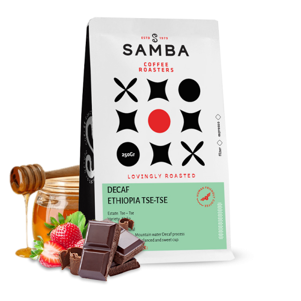 Specialty coffee Samba Ethiopia TSE TSE - decaffeinated