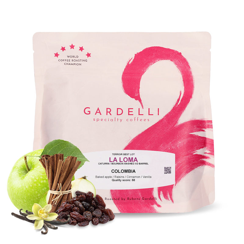 Specialty coffee Gardelli Coffee Colombia LA LOMA- XO Barrel Aged