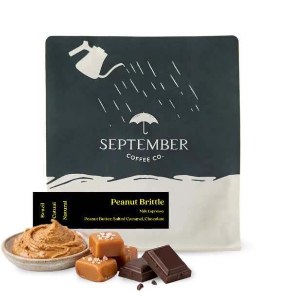 Specialty coffee September Coffee Brazil PEANUT BRITTLE
