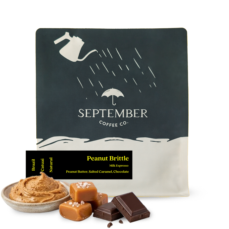 Specialty coffee September Coffee Brazil PEANUT BRITTLE