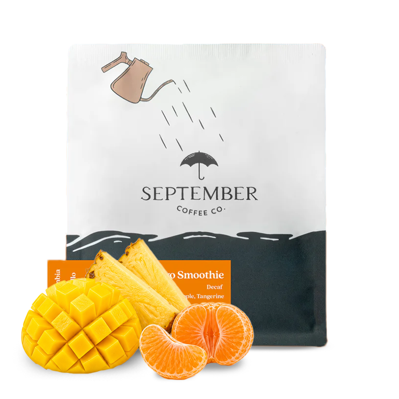 Specialty coffee September Coffee Kolumbie MANGO SMOTHIE DECAF - bezkofeinová