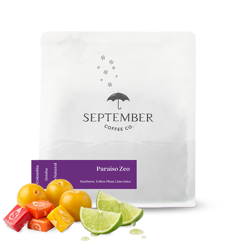 Specialty coffee September Coffee Colombia PARAISO ZEO - Geisha - 125 g