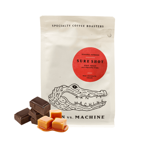 Specialty coffee Man Vs. Machine Brazílie SURE SHOT SEASONAL ESPRESSO